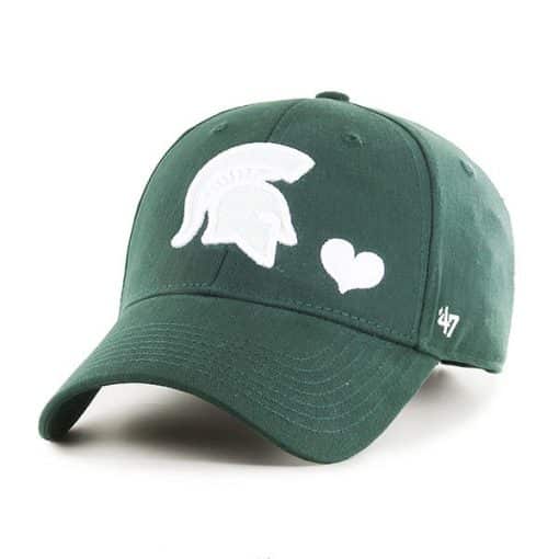 Michigan State Spartans KIDS 47 Brand Dark Green MVP Adjustable Hat