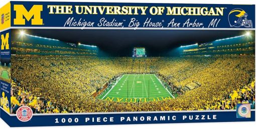 Michigan Wolverines Panoramic Stadium Puzzle