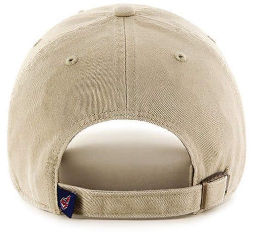 Cleveland Indians 47 Brand Khaki Clean Up Adjustable Hat - Image 2
