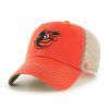 Baltimore Orioles 47 Brand Trawler Orange Clean Up Snapback Hat