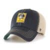 Pittsburgh Pirates 47 Brand Cooperstown Black Trawler Clean Up Mesh Snapback Hat