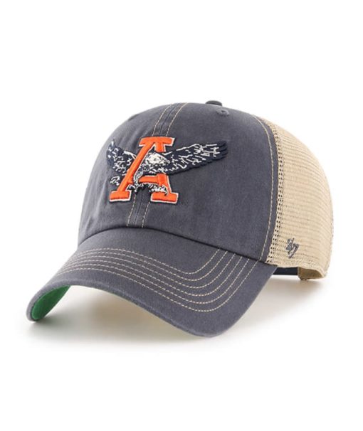 Auburn Tigers 47 Brand Trawler Vintage Navy Clean Up Mesh Snapback Hat