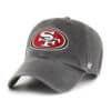 San Francisco 49ers 47 Brand Charcoal Clean Up Adjustable Hat