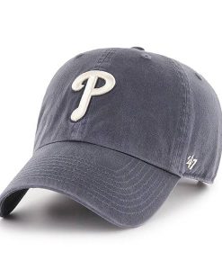 MLB Vintage Navy 47 Brand Clean Up Hats
