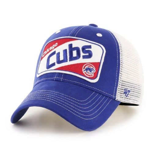 Chicago Cubs KIDS 47 Brand Blue Woodlawn MVP Adjustable Hat
