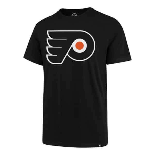 Philadelphia Flyers Men's 47 Brand Black Rival T-Shirt Tee - Detroit ...
