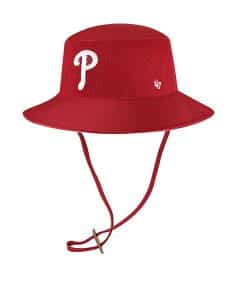 Philadelphia Phillies 47 Brand Red Panama Bucket Hat