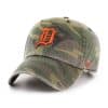 Detroit Tigers 47 Brand Camo Road Clean Up Adjustable Hat