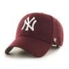 New York Yankees 47 Brand Dark Maroon MVP Adjustable Hat