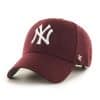 New York Yankees 47 Brand Dark Maroon MVP Adjustable Hat