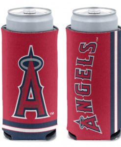 Los Angeles Angels 12 oz Red Slim Can Koozie Holder