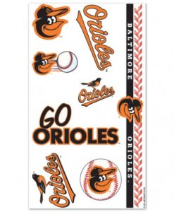 Baltimore Orioles Temporary Tattoos