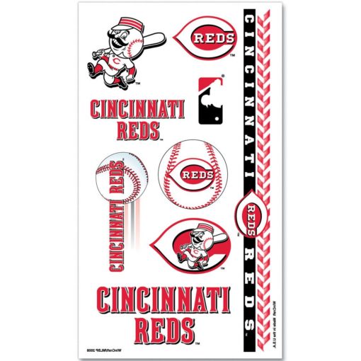 Cincinatti Reds Temporary Tattoos