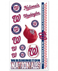 Washington Nationals Temporary Tattoos