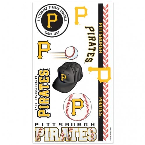 Pittsburgh Pirates Temporary Tattoos