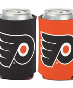 Philadelphia Flyers 12 oz Black Orange Can Koozie Holder