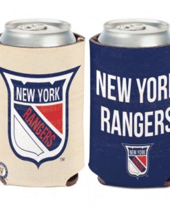 New York Rangers 12 oz Blue White Vintage Can Koozie Holder