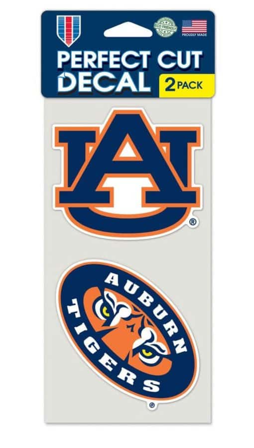 Auburn Tigers Set of 2 Die-Cut Decals