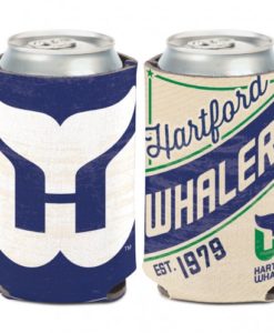 Hartford Whalers 12 oz Blue Green Vintage Can Koozie Holder