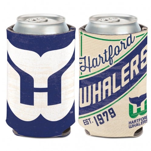 Hartford Whalers 12 oz Blue Green Vintage Can Koozie Holder