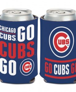 Chicago Cubs 12 oz Blue Slogan Can Koozie Holder