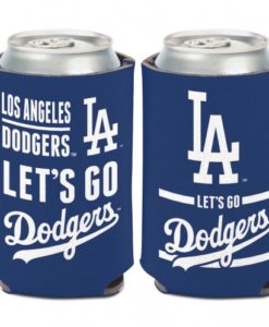 Los Angeles Dodgers 12 oz Blue Slogan Can Koozie Holder