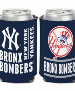 New York Yankees 12 oz Navy Slogan Can Koozie Holder