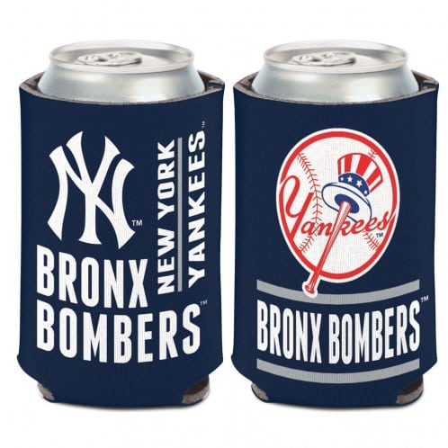New York Yankees 12 oz Navy Slogan Can Koozie Holder