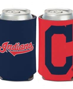 Cleveland Indians 12 oz Red Navy Can Koozie Holder