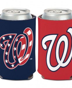 Washington Nationals 12 oz Red Navy Can Koozie Holder