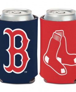 Boston Red Sox 12 oz Red Navy Can Koozie Holder