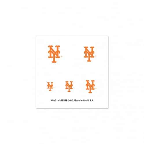 New York Mets Fingernail Tattoos