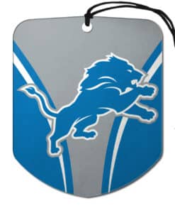 Detroit Lions Air Freshener Shield Design 2 Pack