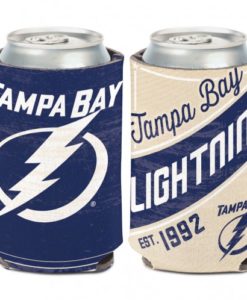 Tampa Bay Lightning 12 oz Blue White Vintage Can Koozie Holder