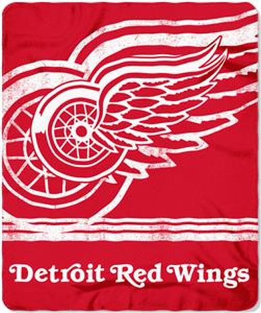 Detroit Red Wings Blanket 50" x 60" Fleece Fade Away Design