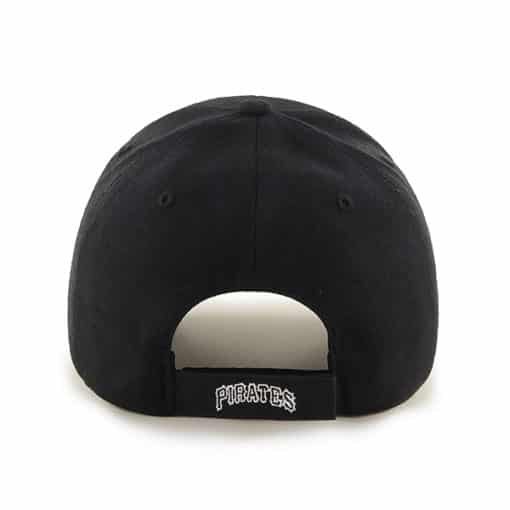 Pittsburgh Pirates 47 Brand Black White MVP Adjustable Hat - Image 2