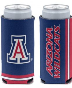 Arizona Wildcats 12 oz Navy Slim Can Koozie Holder