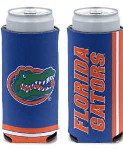 Florida Gators 12 oz Blue Slim Can Koozie Holder