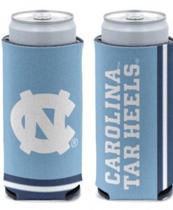 North Carolina Tar Heels 12 oz Blue Slim Can Koozie Holder