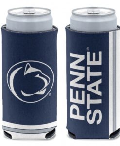 Penn State Nittany Lions 12 oz Navy Slim Can Koozie Holder