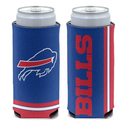 Buffalo Bills 12 oz Blue Slim Can Koozie Holder