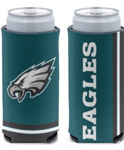 Philadelphia Eagles 12 oz Green Slim Can Koozie Holder