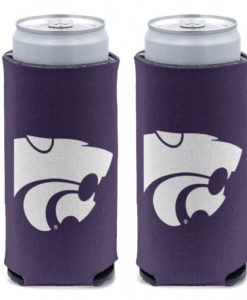 Kansas State Wildcats 12 oz Purple Slim Can Koozie Holder