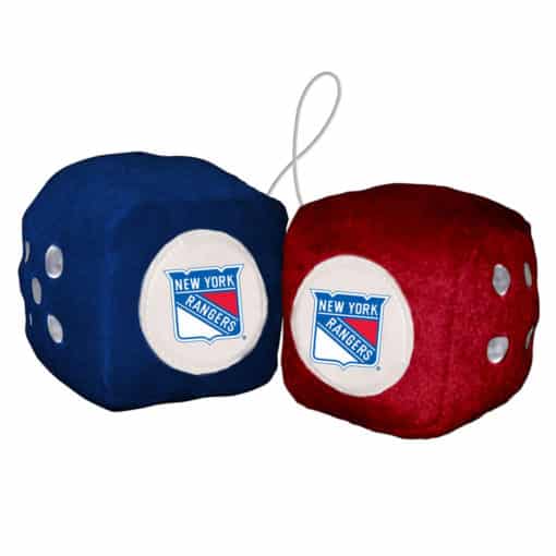 New York Rangers Fuzzy Dice