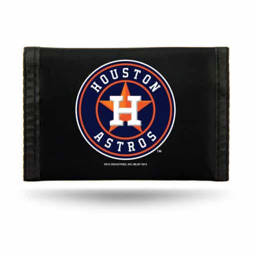 Houston Astros Nylon Trifold Wallet