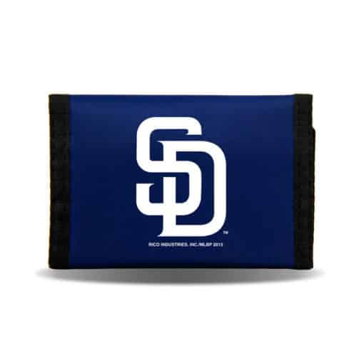 San Diego Padres Nylon Trifold Wallet