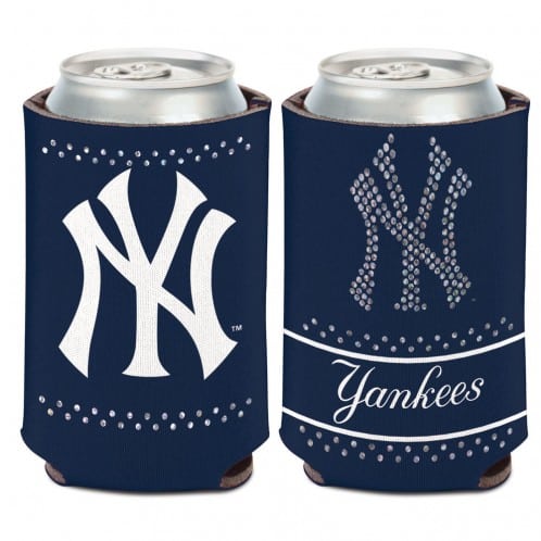 New York Yankees 12 oz Navy Bling Can Koozie Holder