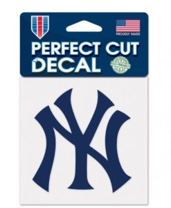 New York Yankees Perfect Cut Decal - 4"x4" Color