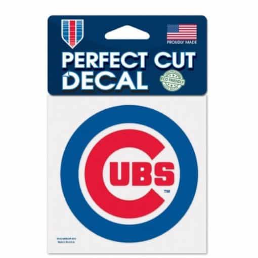 Chicago Cubs 4"x4" Perfect Cut Color Decal