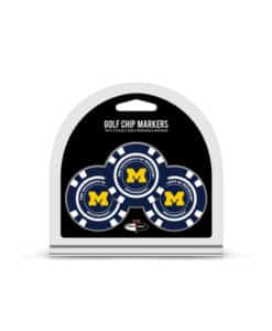 Michigan Wolverines Golf Chip with Marker 3 Pack